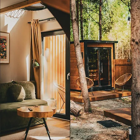 Osada Lovelaski - Balia Jacuzzi, Sauna I Kominek - Caloroczne Premium Feriehus Laski (Tuchola)