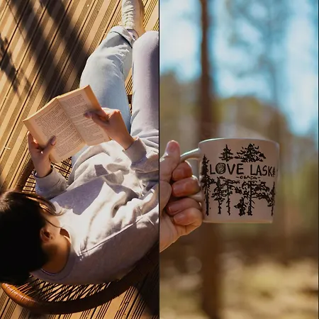 Сasa de vacaciones Osada Lovelaski - Balia Jacuzzi, Sauna I Kominek - Caloroczne Premium Laski (Tuchola)