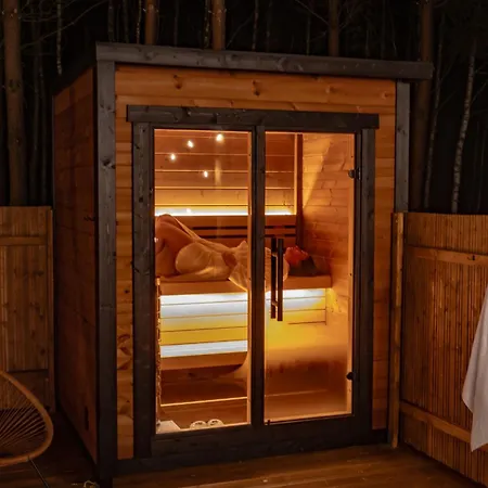 Osada Lovelaski - Caloroczne Premium Z Balia, Sauna I Kominkiem Holiday home Laski (Warsaw West)